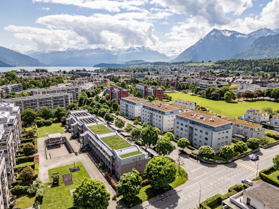 Mit Gartenambiente im Neufeldquartier