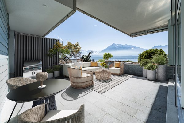 Grosses 2½-Zimmer-Terrassenhaus am Thunersee